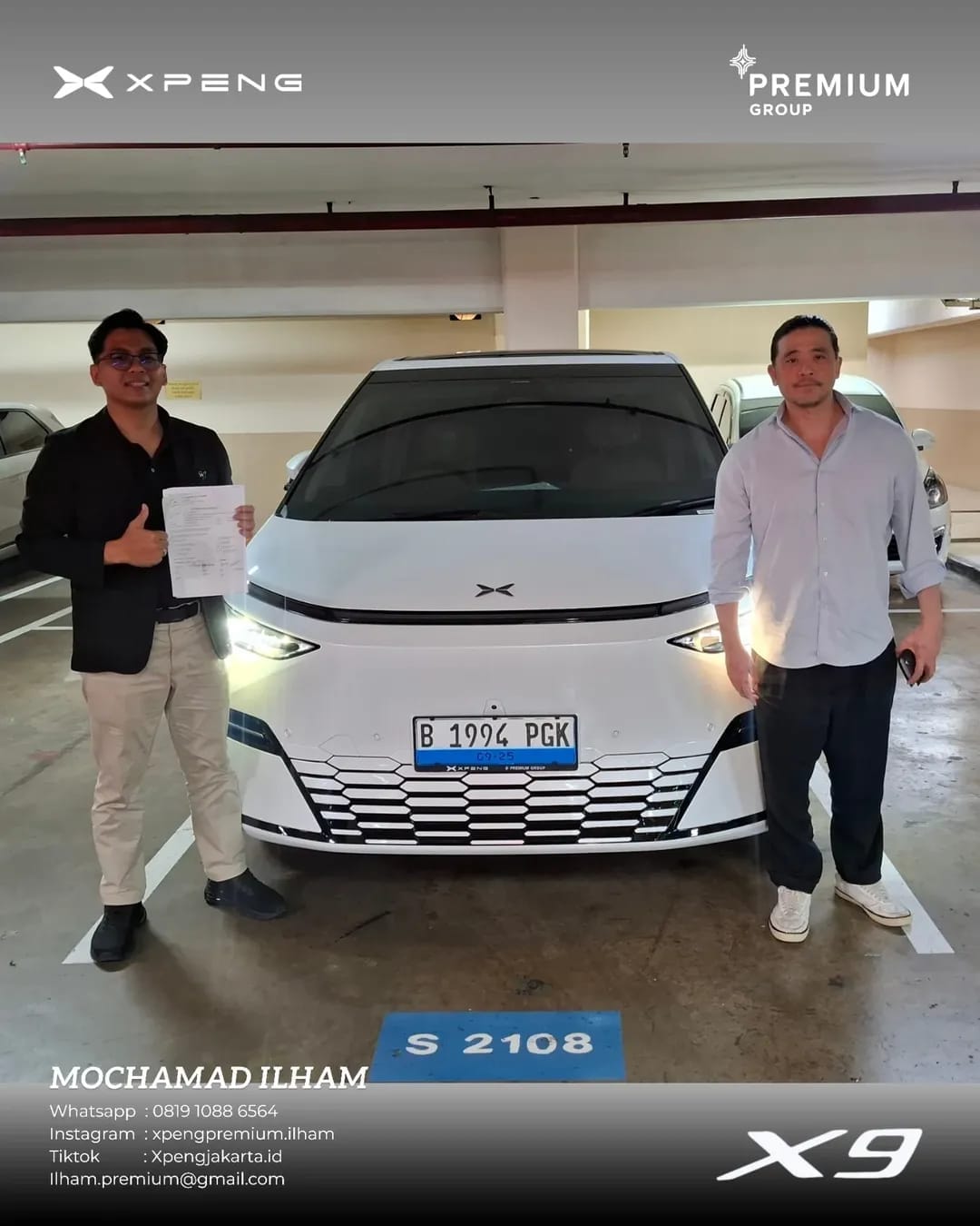 Serah Terima Unit Mobil Listrik XPENG Indonesia