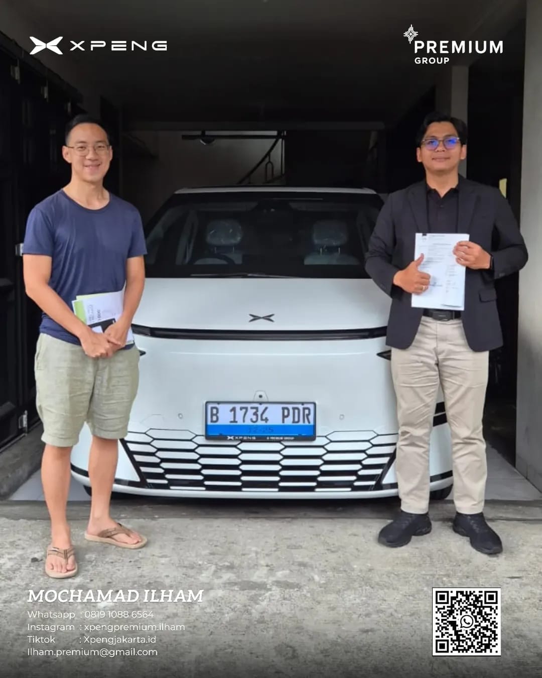 Serah Terima Unit Mobil Listrik XPENG Indonesia