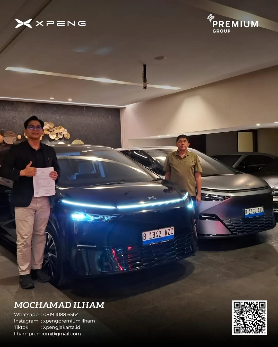 Serah Terima Unit Mobil Listrik XPENG Indonesia