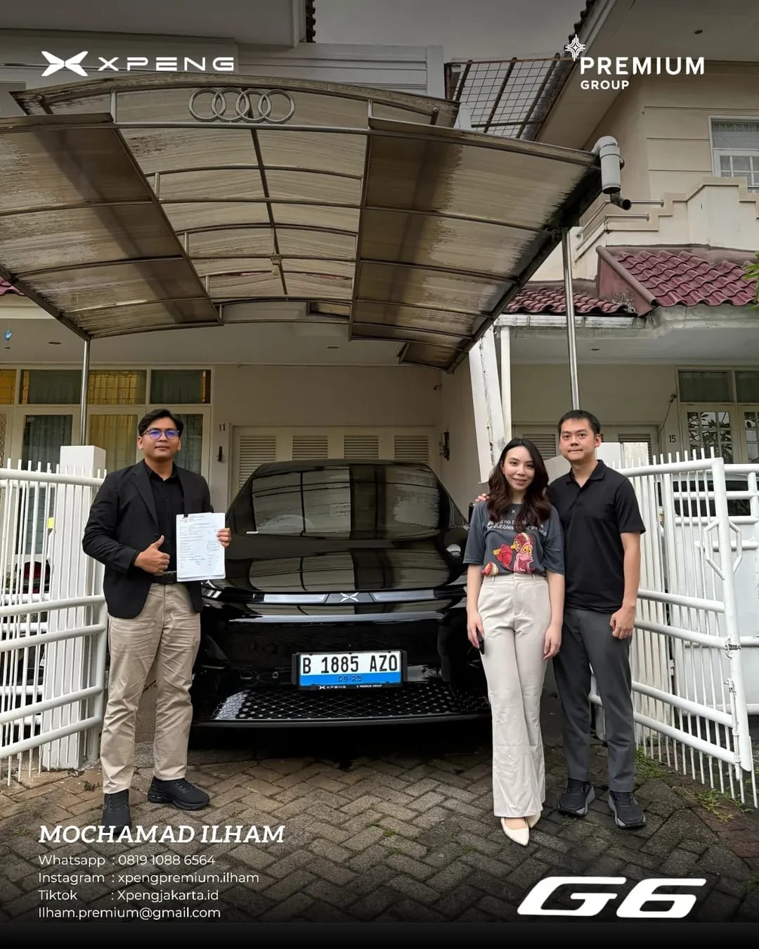 Serah Terima Unit Mobil Listrik XPENG Indonesia